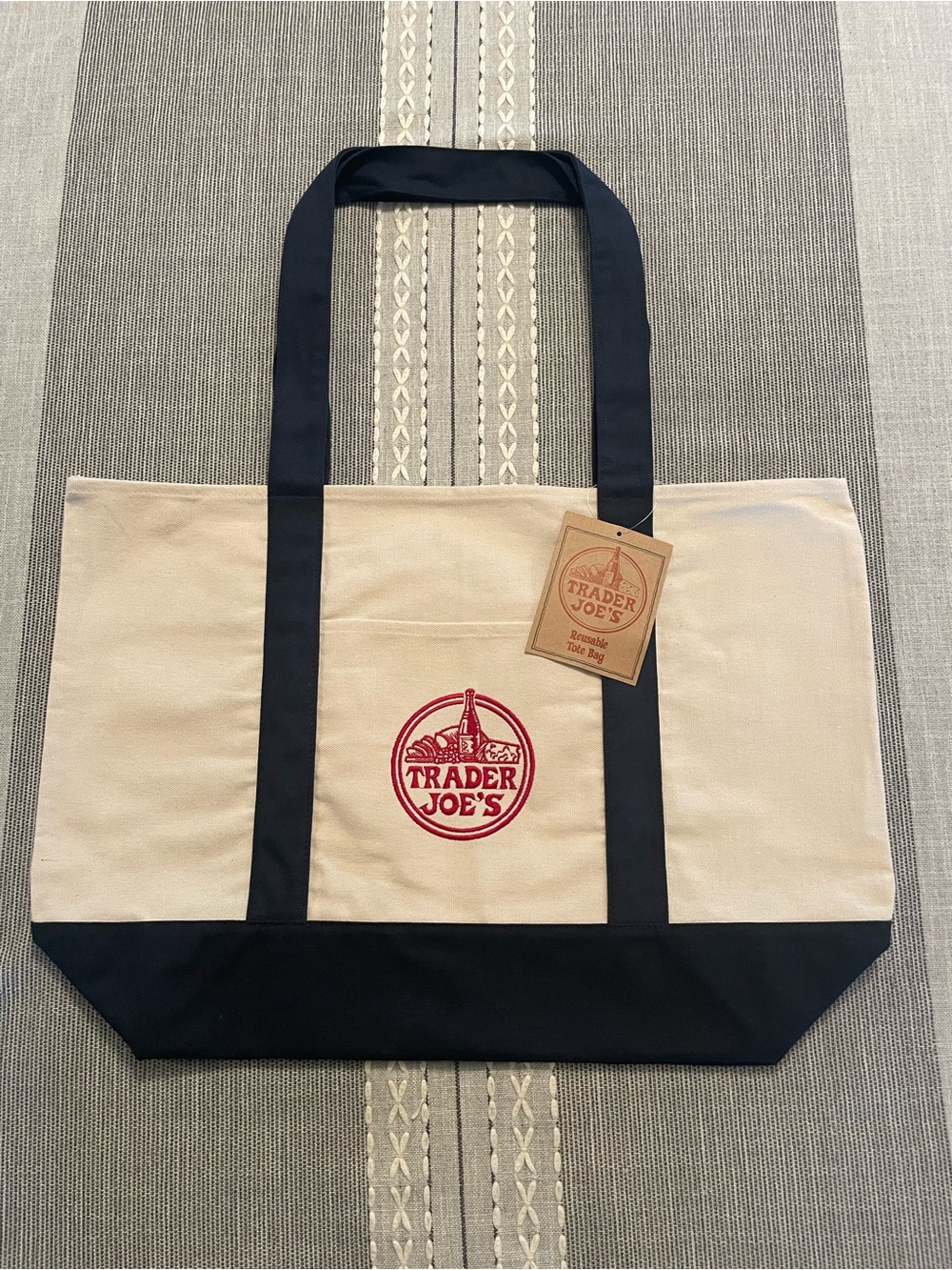 ⭐️VIRAL⭐️ Trader Joe's Canvas Tote Bag